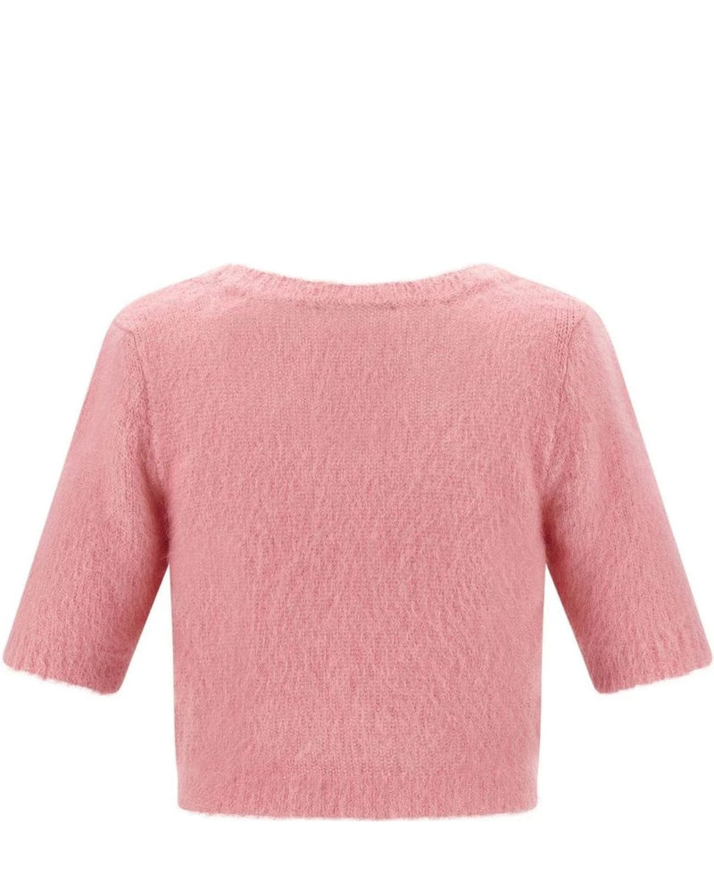 Alessandra Rich Sweater in multicolor, Mohair Wool — view 2