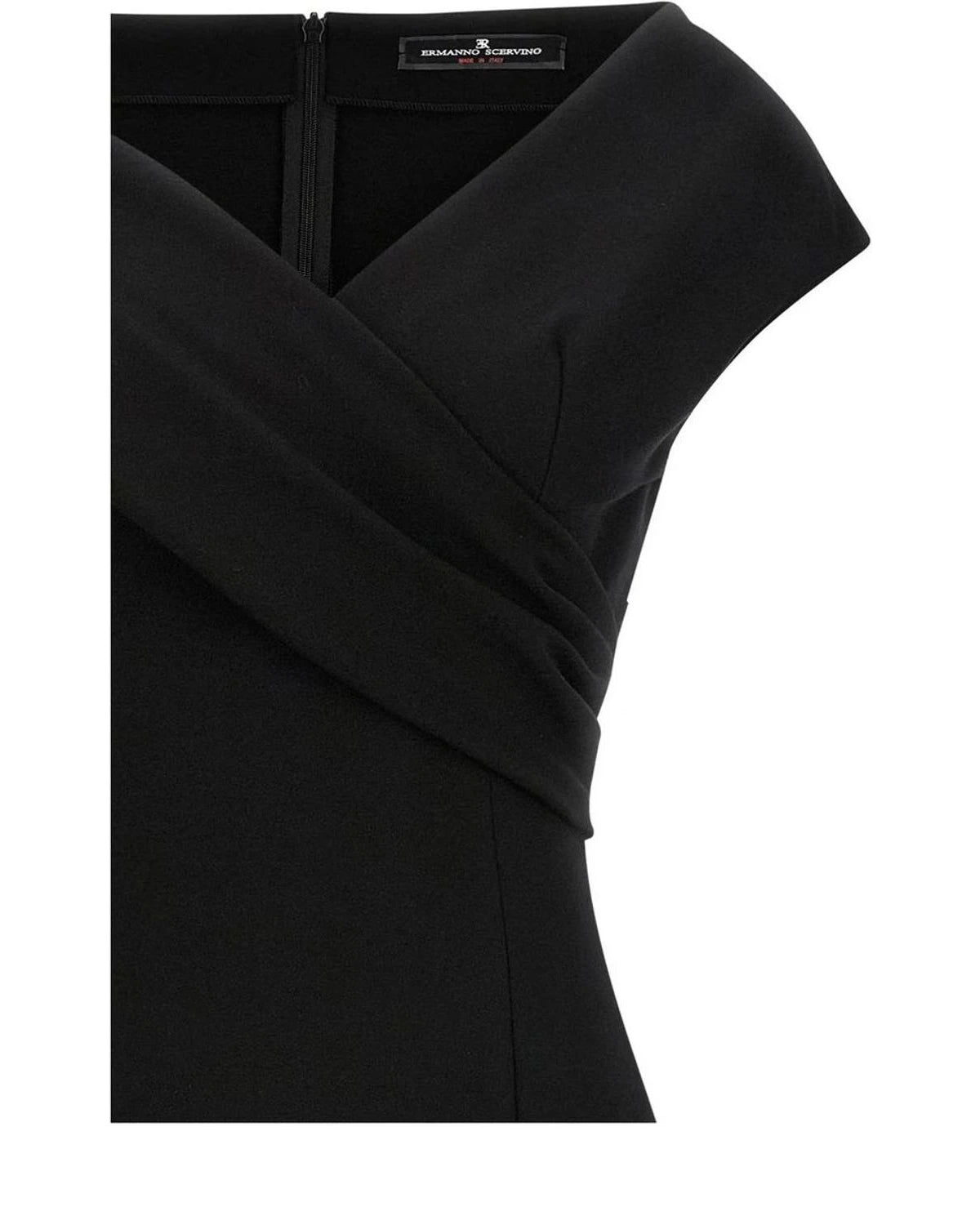 Ermanno Scervino Dresse in black, Viscose — view 3