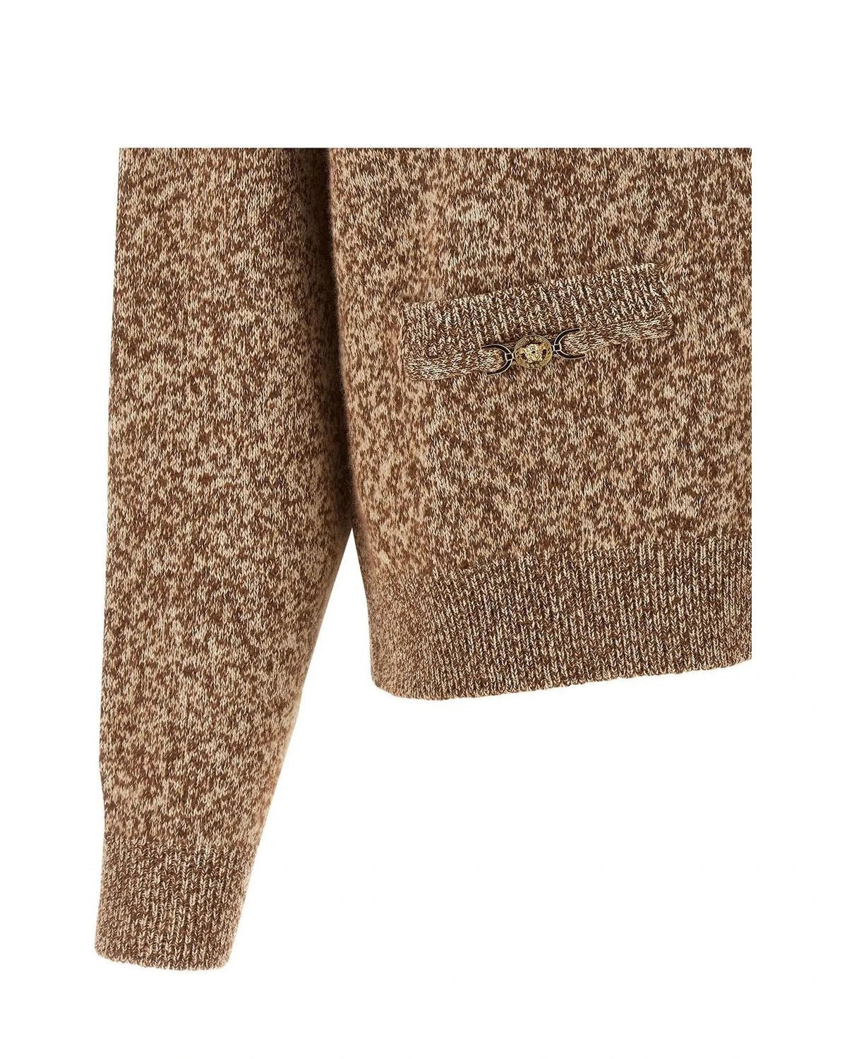 Versace Cardigan in beige, Wool — view 4