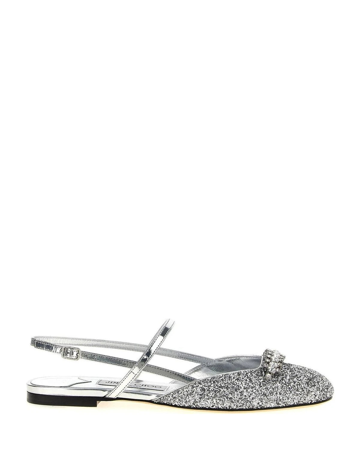 Jimmy Choo Flats in silver