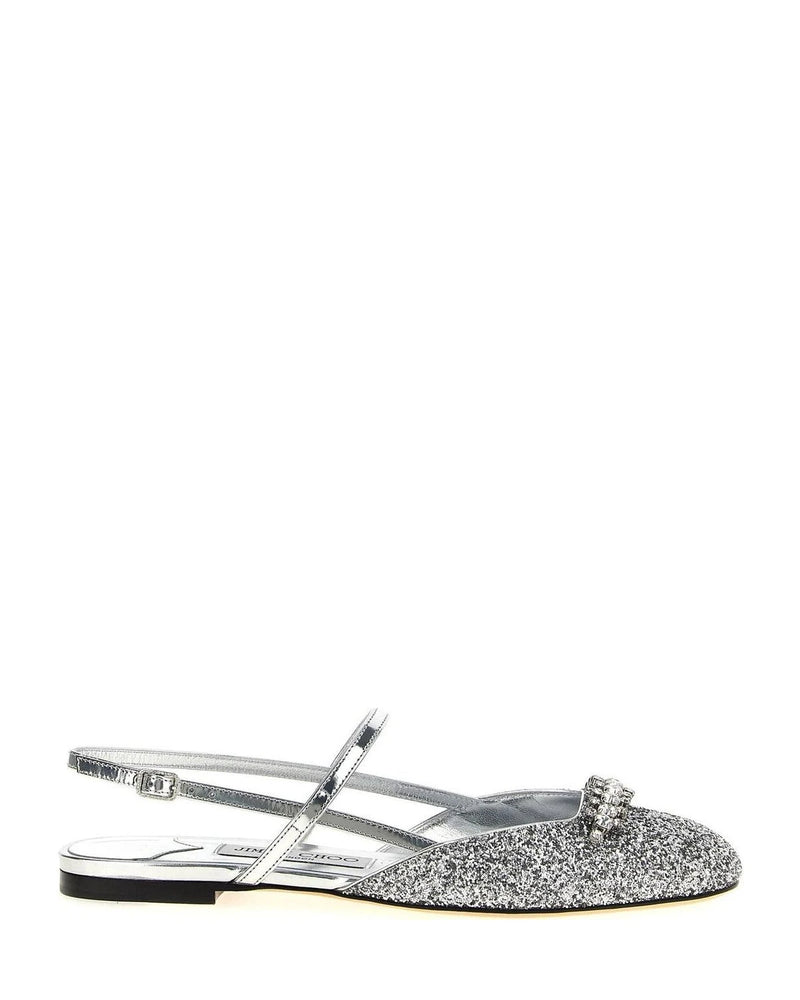Jimmy Choo Flats in silver