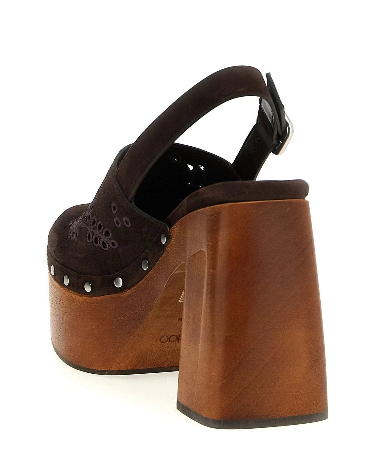 Jimmy Choo Heels in brown, Leather — view 3