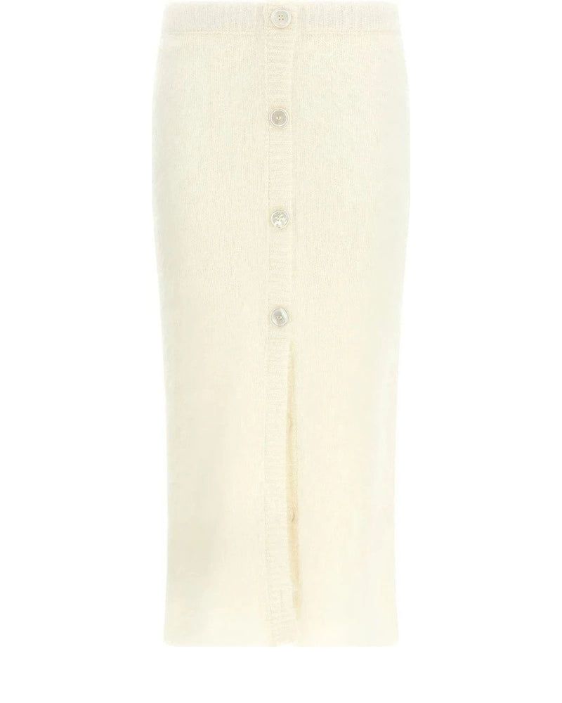Alessandra Rich Skirt in white, Mohair