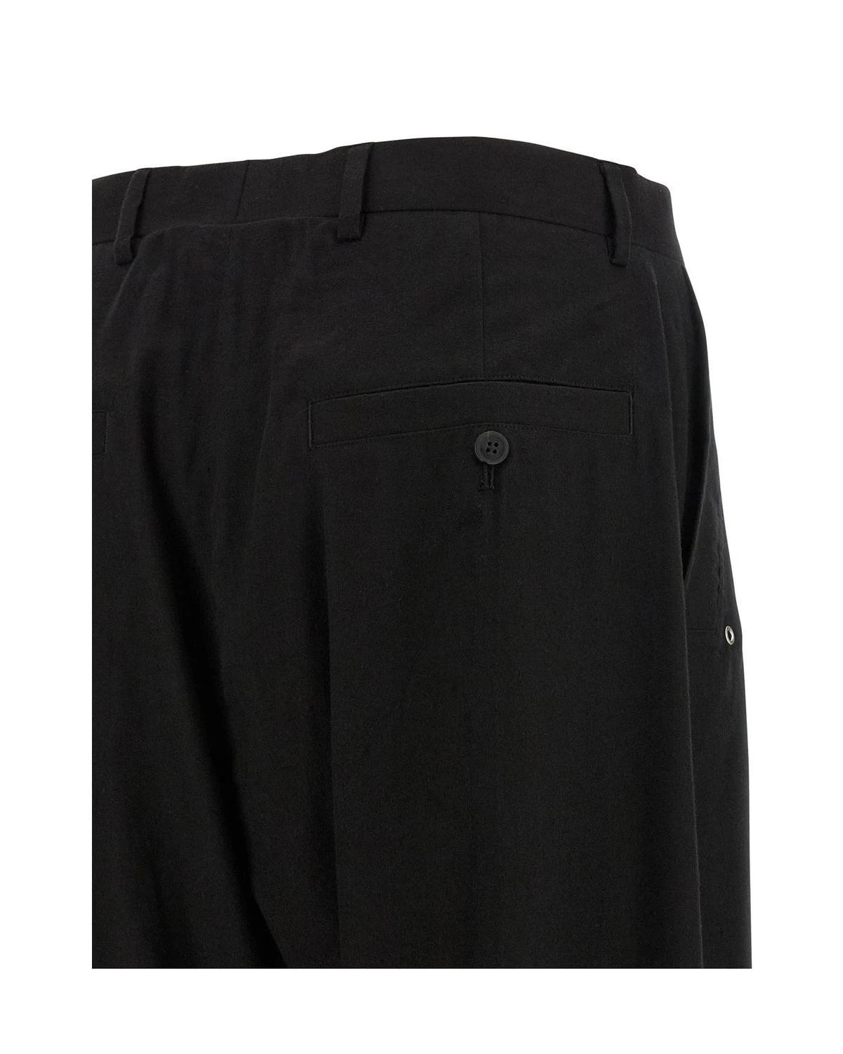 Rick Owens Palazzo Pant in black, Cotton — view 4