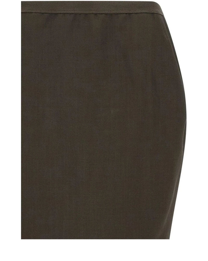 Rick Owens Skirt in gray, Wool — view 3