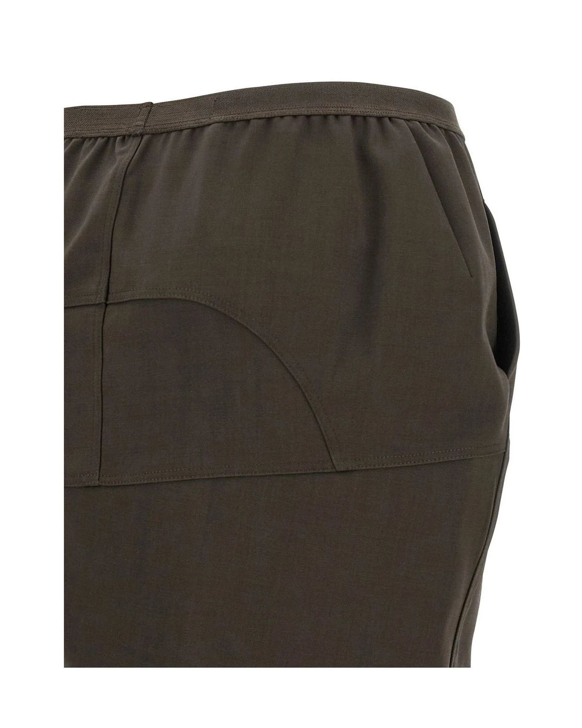 Rick Owens Skirt in gray, Wool — view 4