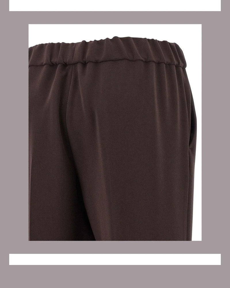 Alberto Biani Trouser in brown — view 4