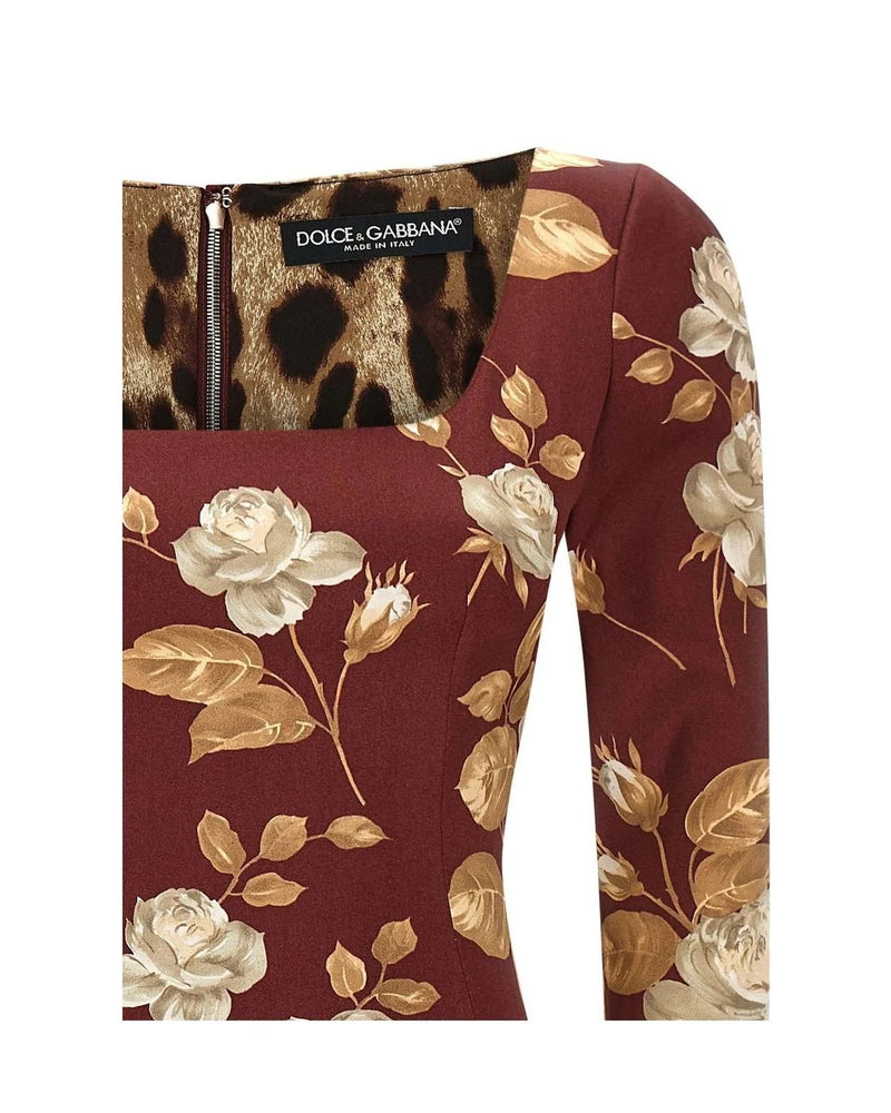 Dolce & Gabbana Dresse in multicolor, Viscose — view 3