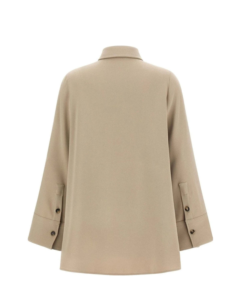 Alberto Biani Blouse in beige — view 2