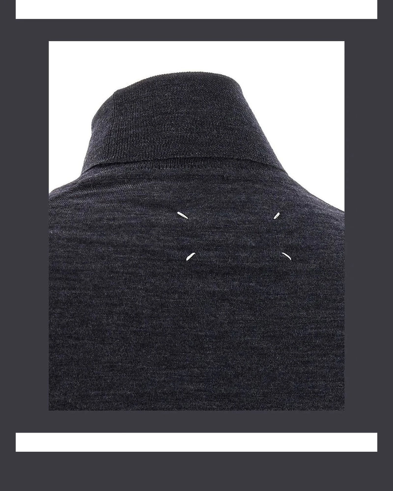 Maison Margiela Sweater in blue, Wool — view 4