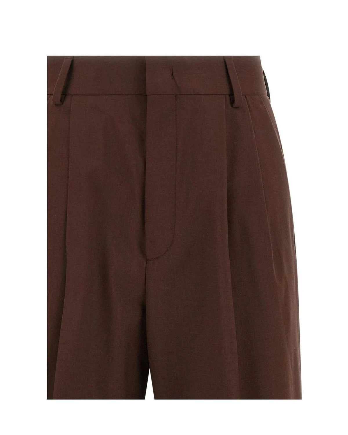 Armarium Trouser in brown, Wool — view 3