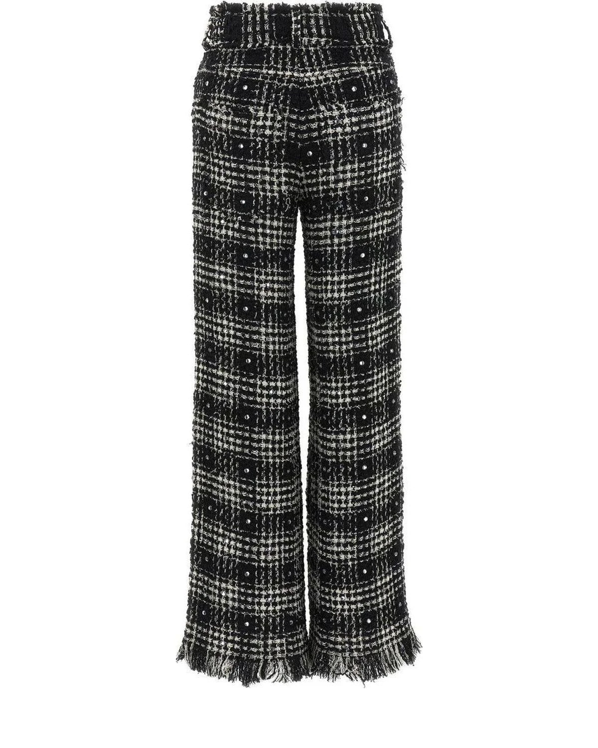 Giuseppe Di Morabito Palazzo Pant in black, Cotton — view 2