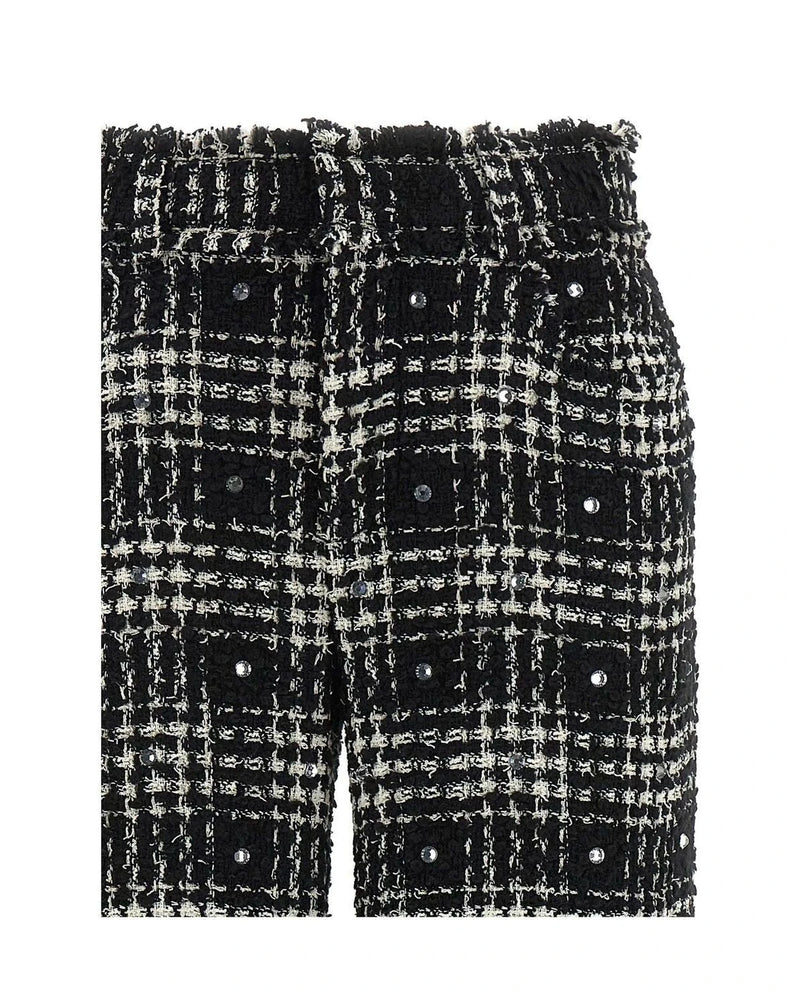 Giuseppe Di Morabito Palazzo Pant in black, Cotton — view 3