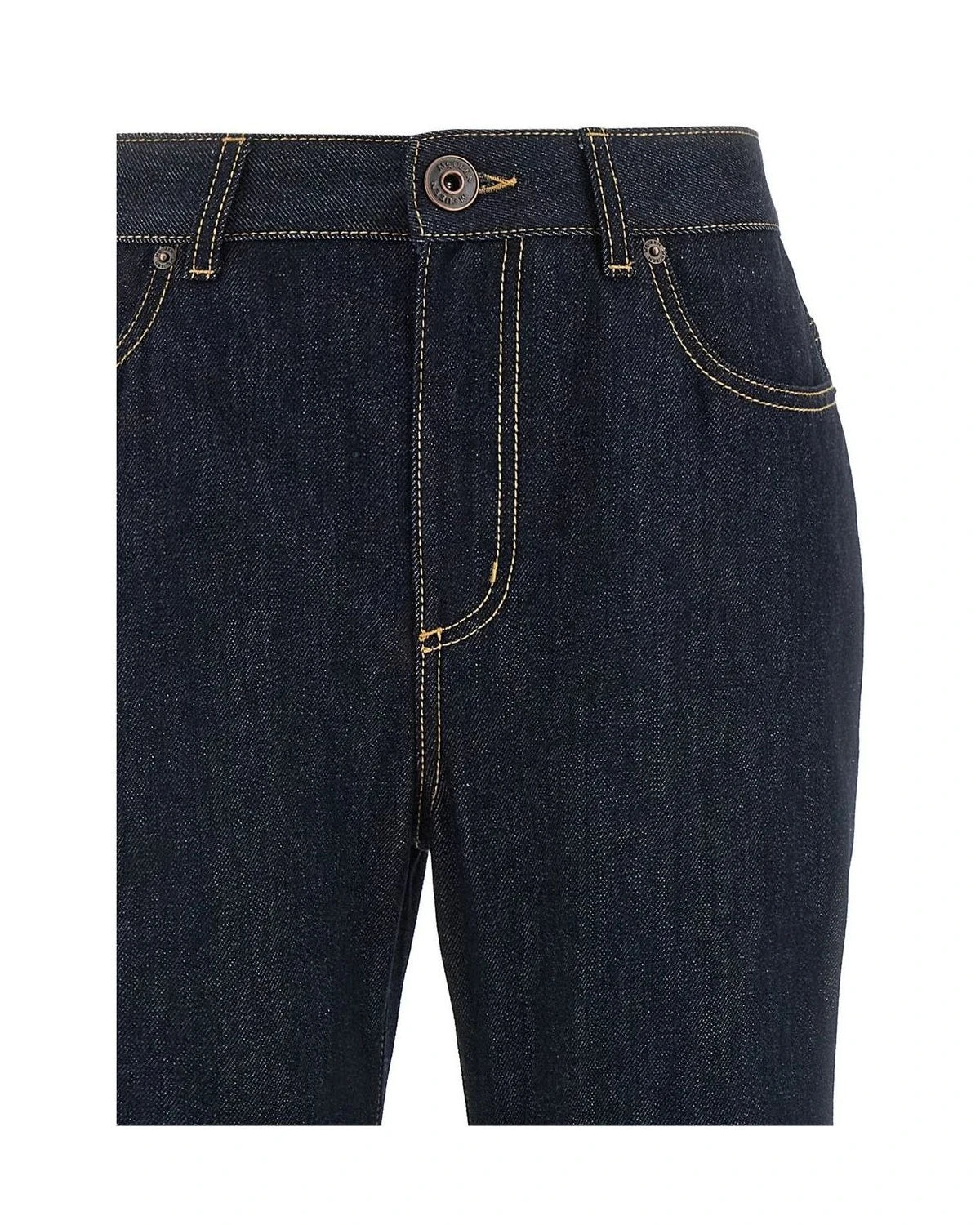 Alexander McQueen Jean in blue, Cotton — view 3