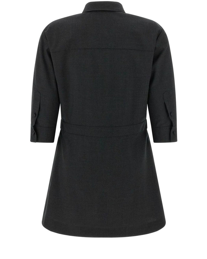 Gucci Dresse in gray, Wool — view 2