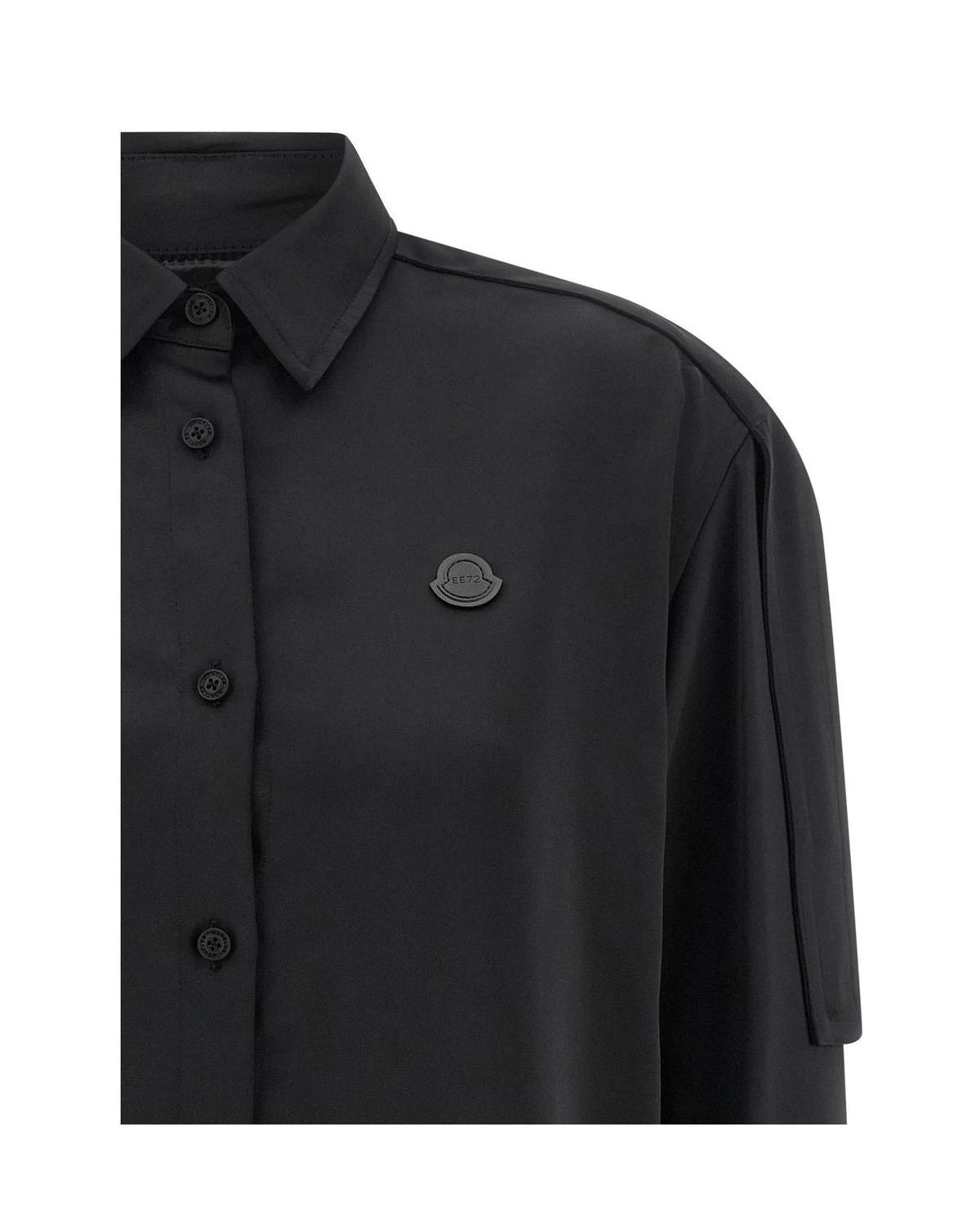 MONCLER GENIUS Dress Shirt in black, Polyester — view 3