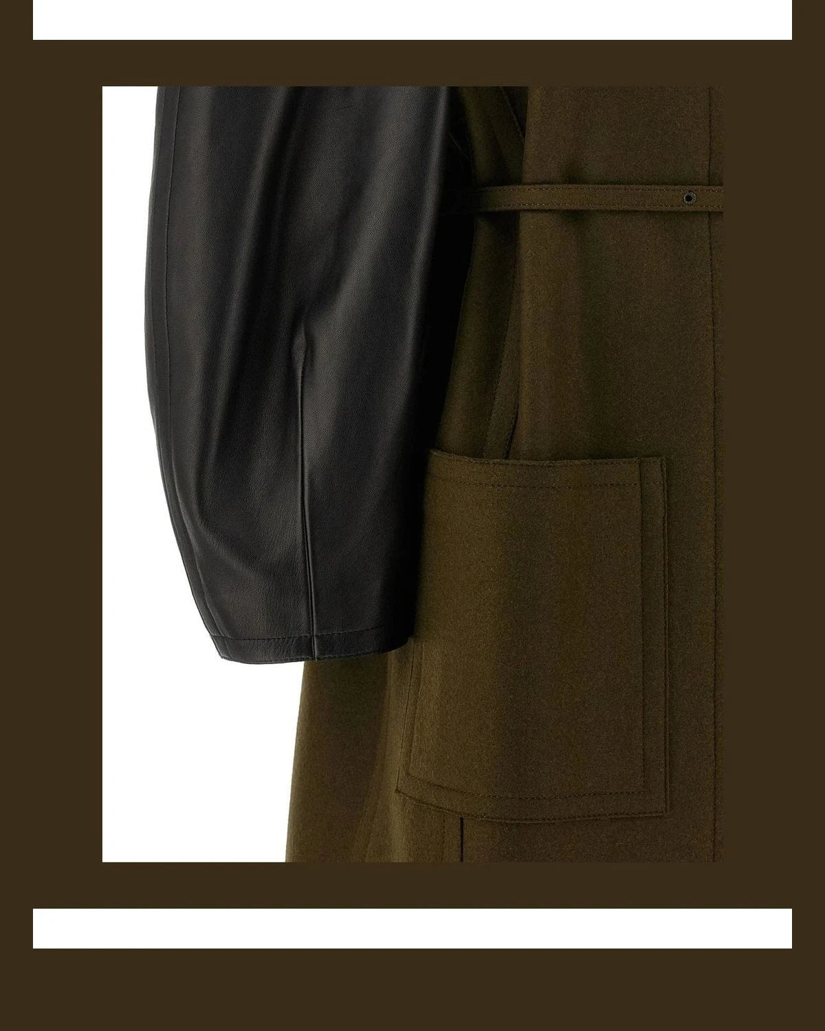 Fendi Overcoat in brown, Viscose — view 5
