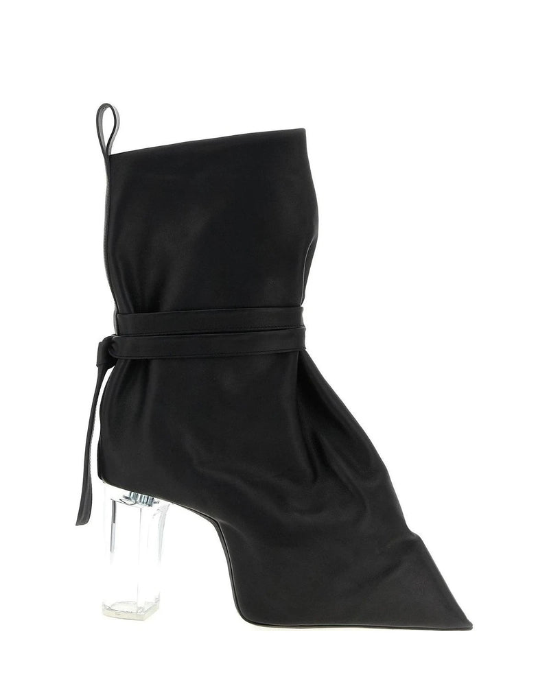 Rick Owens Heels in black, Cow Leather