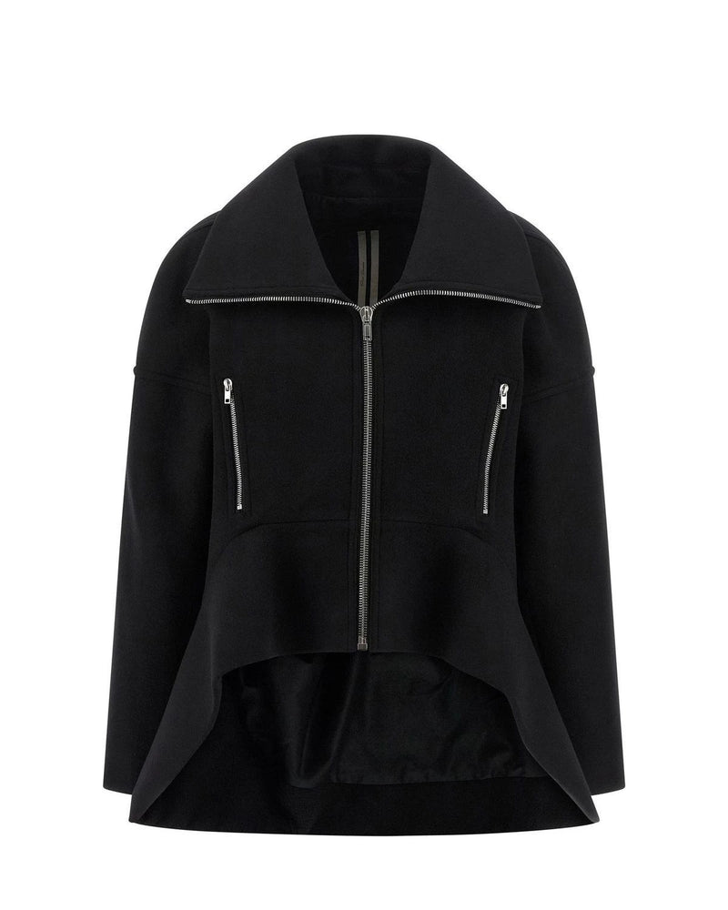 Rick Owens Overcoat in black, Virgin Wool