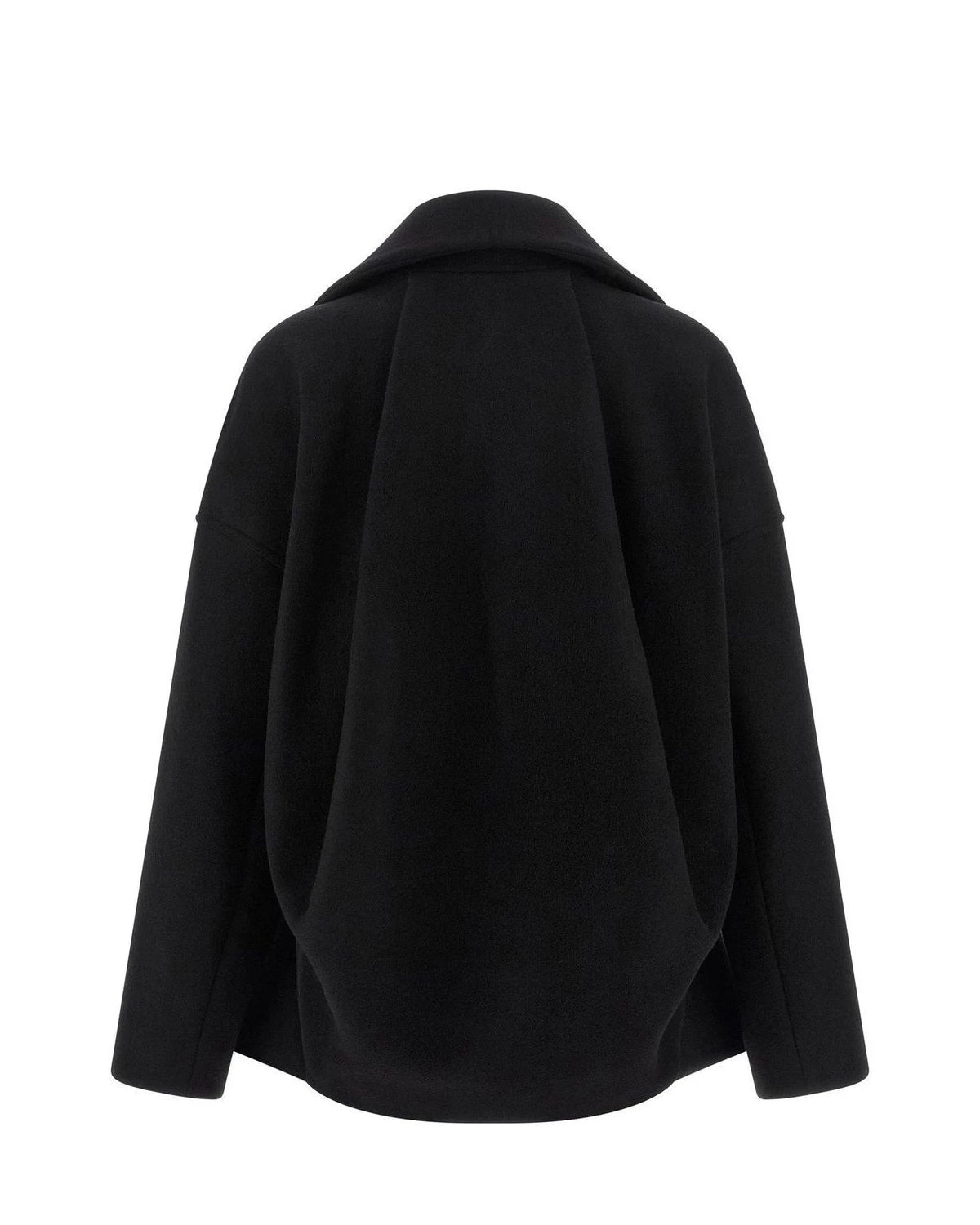 Rick Owens Overcoat in black, Virgin Wool — view 2