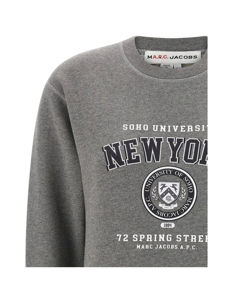 A.P.C. Sweatshirt in gray, Cotton — view 3