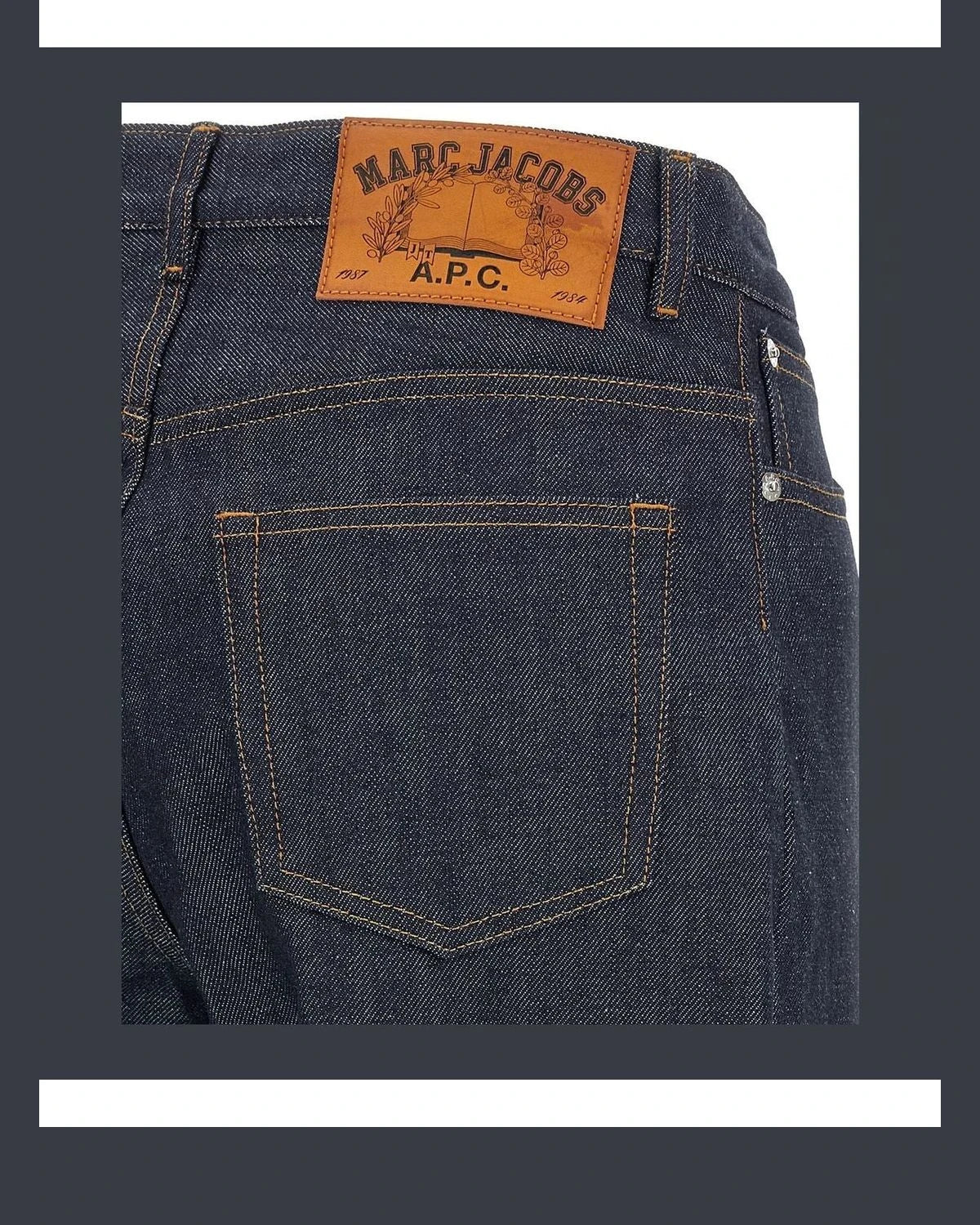 A.P.C. Jean in blue, Biological Cotton — view 4