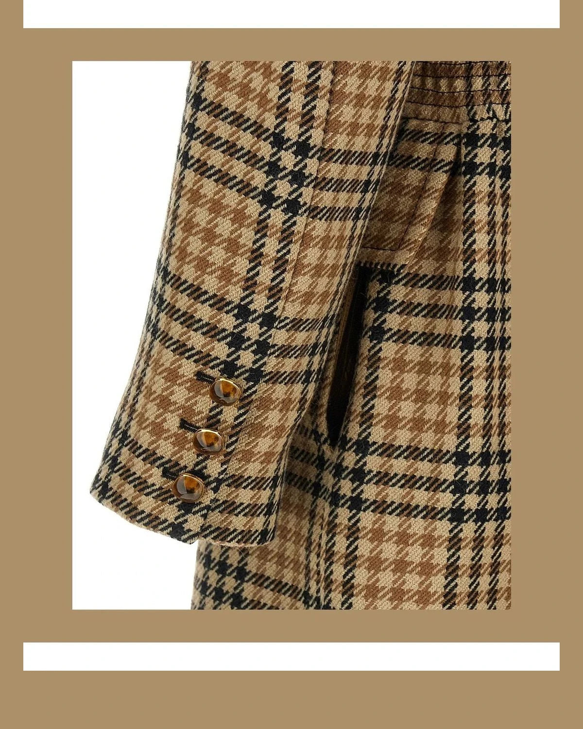 Valentino Garavani Overcoat in brown, Virgin Wool — view 4