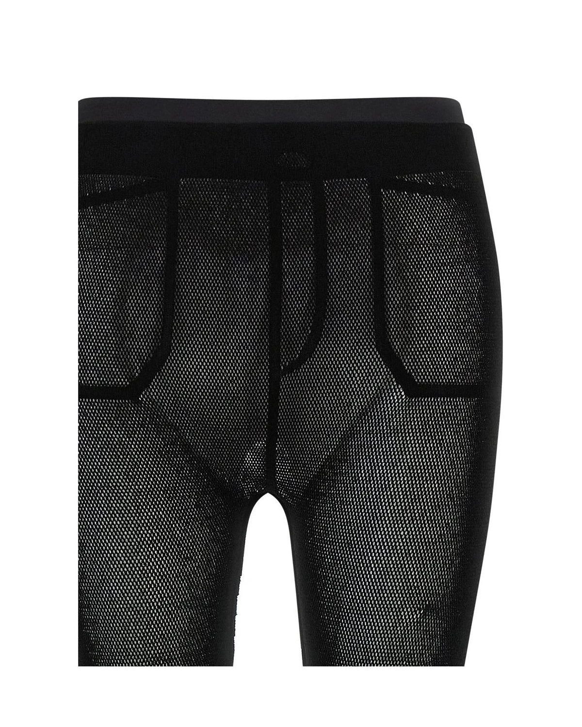 Issey Miyake Legging in black, Nylon — view 3