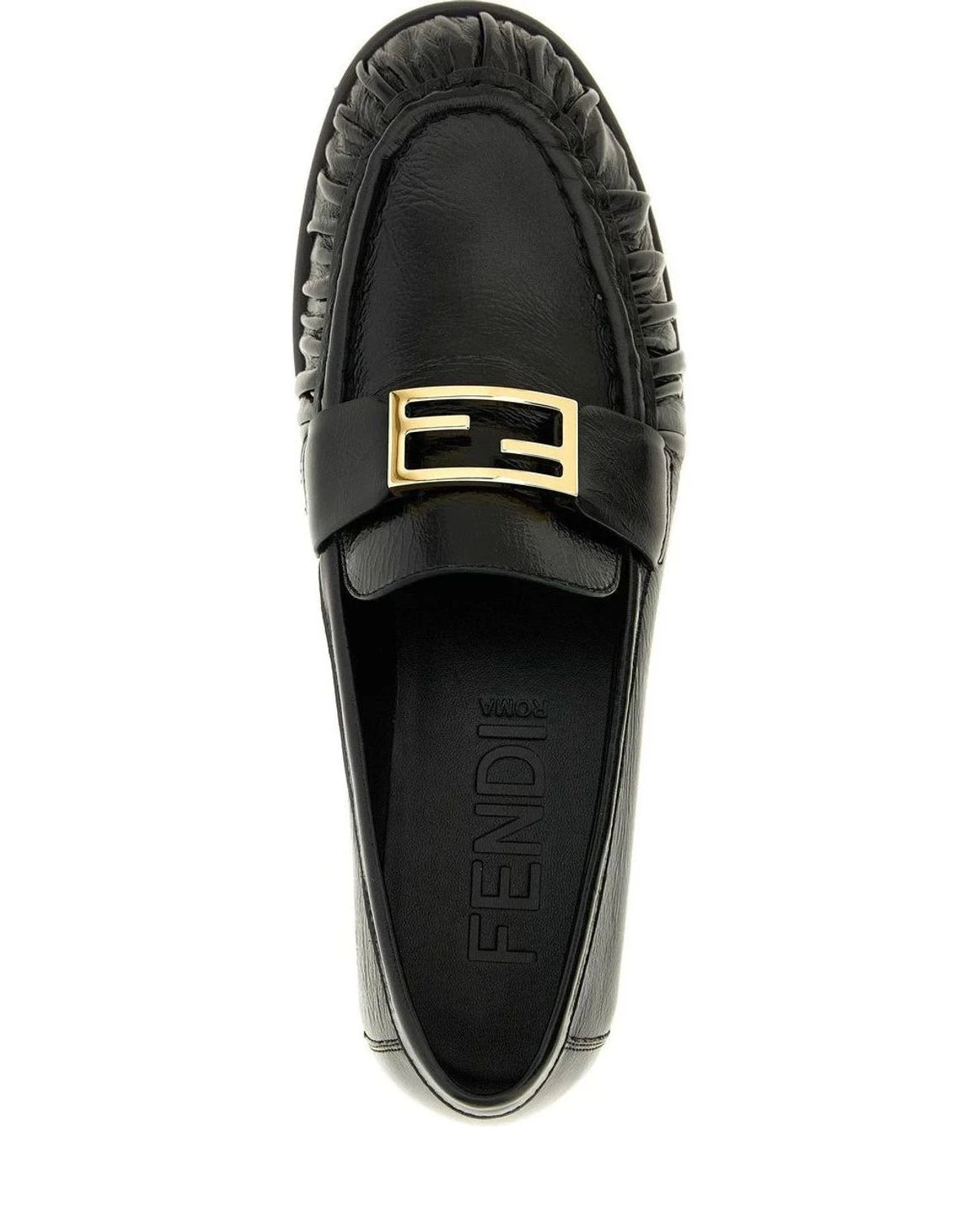 Fendi Loafers in black, Lamb Leather — view 4