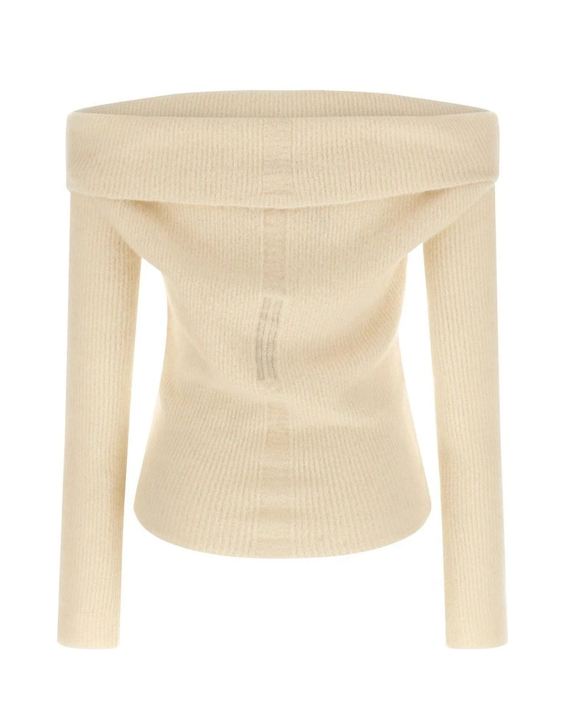 Rick Owens Sweater in white, Wool — view 2
