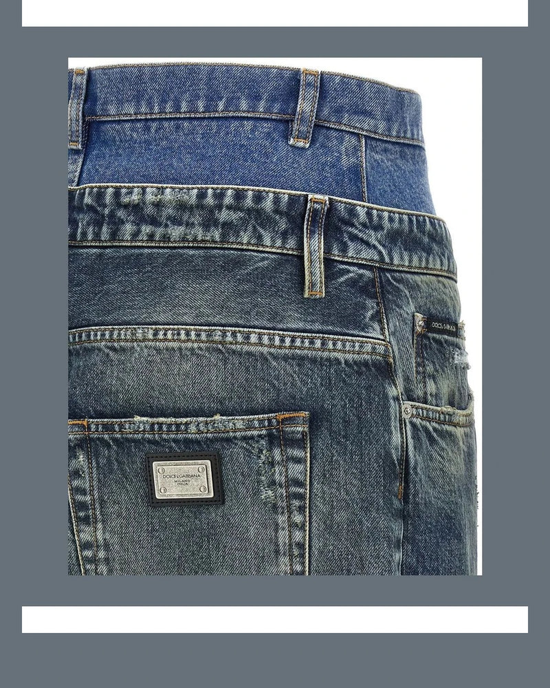 Dolce & Gabbana Jean in blue, Cotton — view 4
