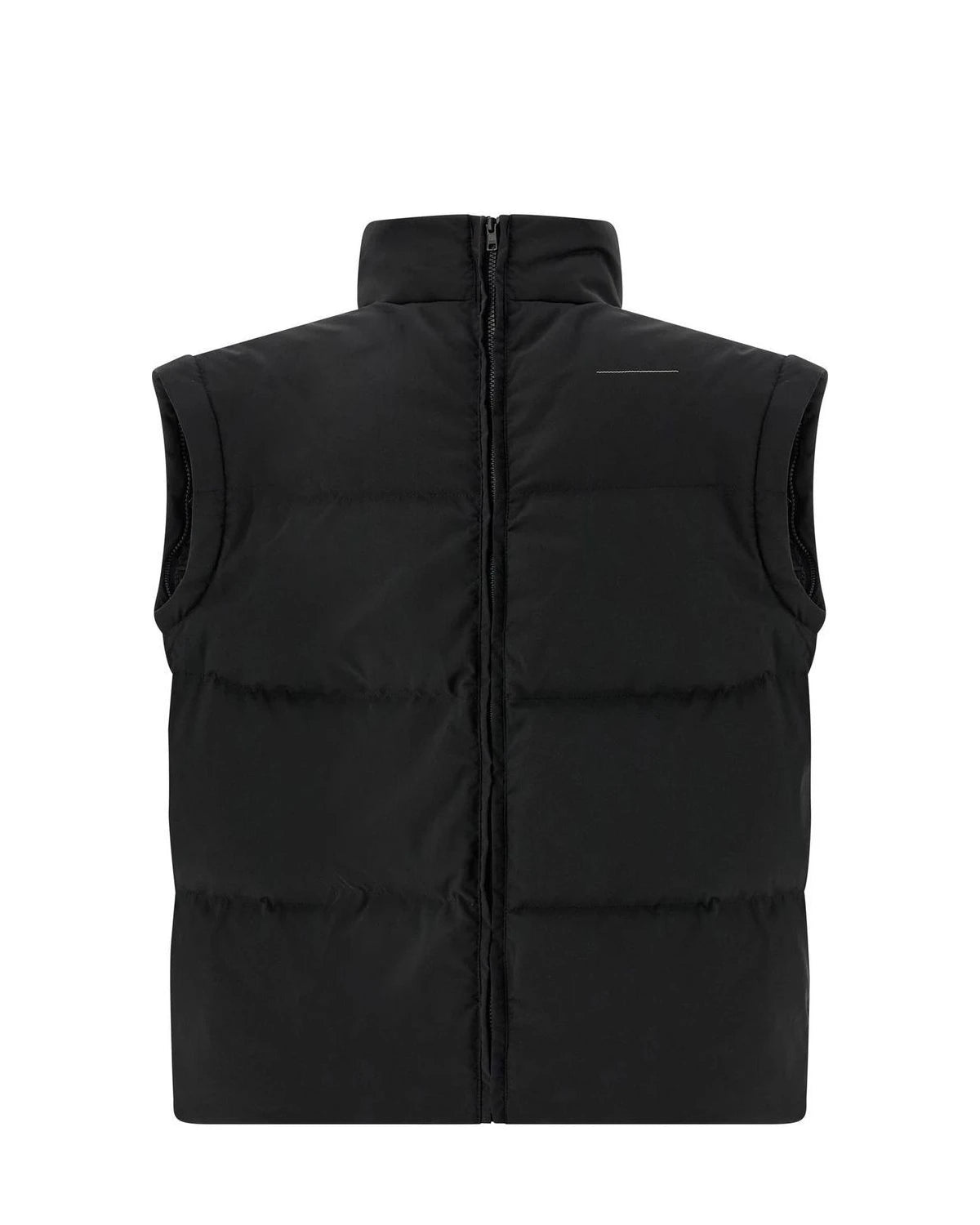 MM6 Maison Margiela Puffer Jacket in black, Polyester — view 4