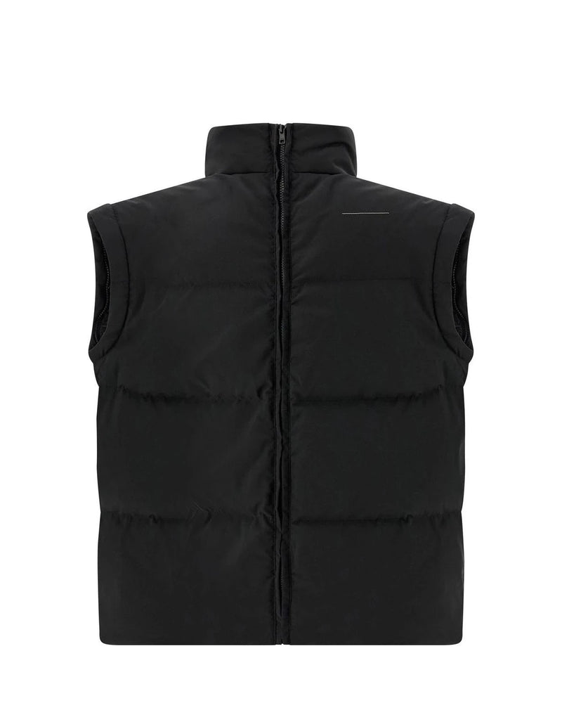 MM6 Maison Margiela Puffer Jacket in black, Polyester — view 4