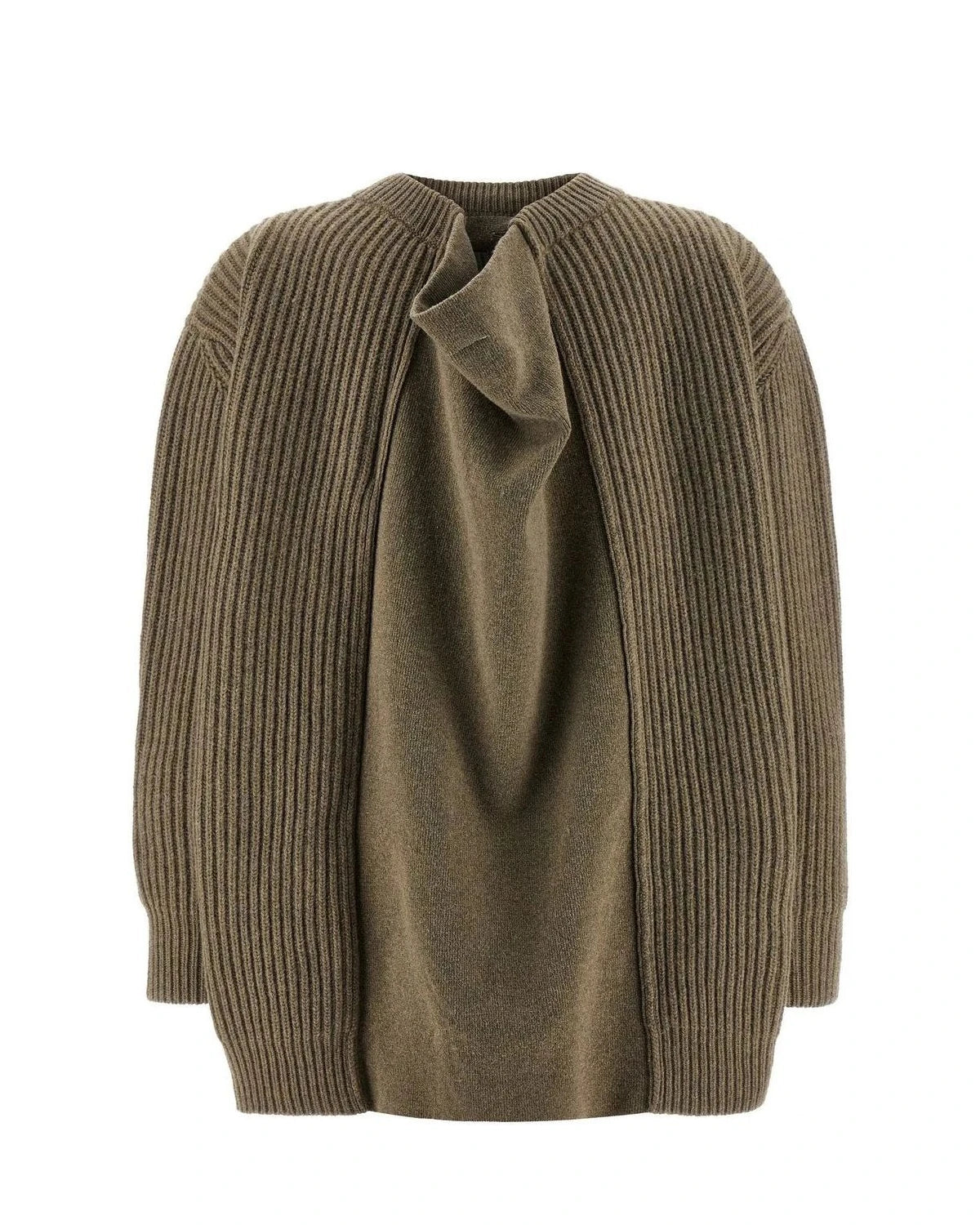 MM6 Maison Margiela Dresse in beige, Virgin Wool — view 3