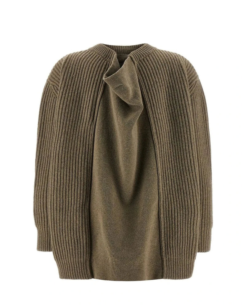 MM6 Maison Margiela Dresse in beige, Virgin Wool — view 3