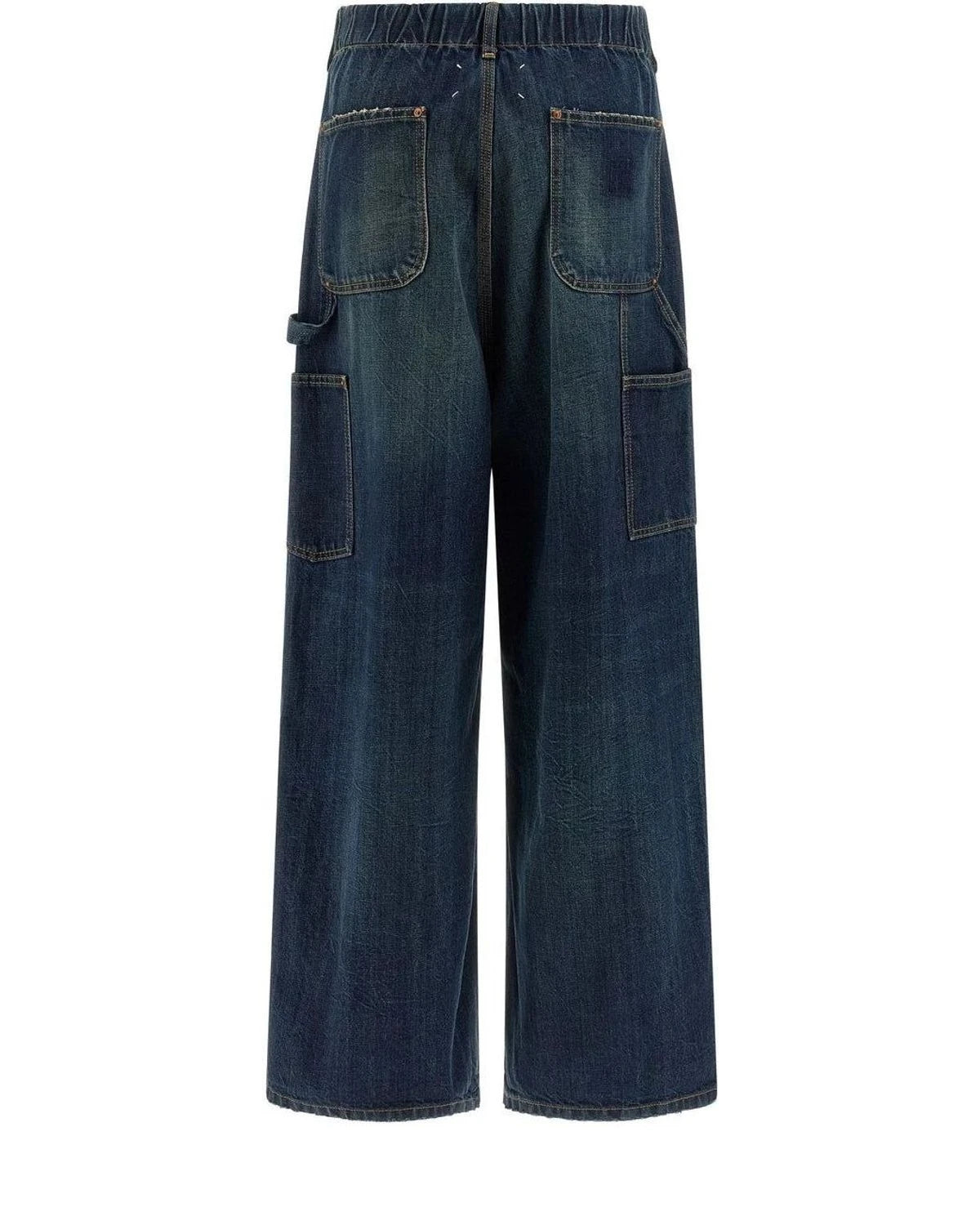 Maison Margiela Jean in blue, Cotton — view 2