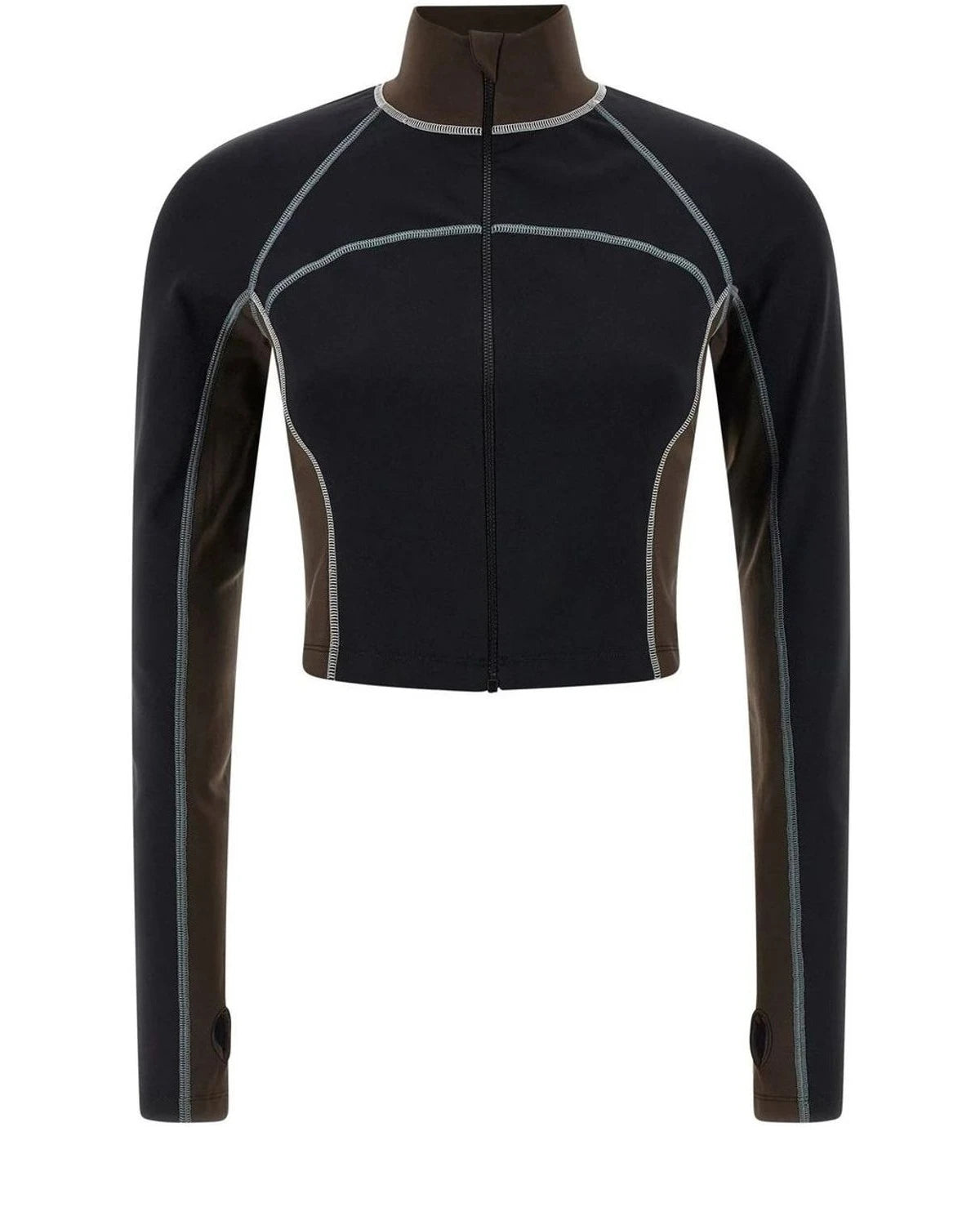 Fendi Crop Top in black, Polyamide