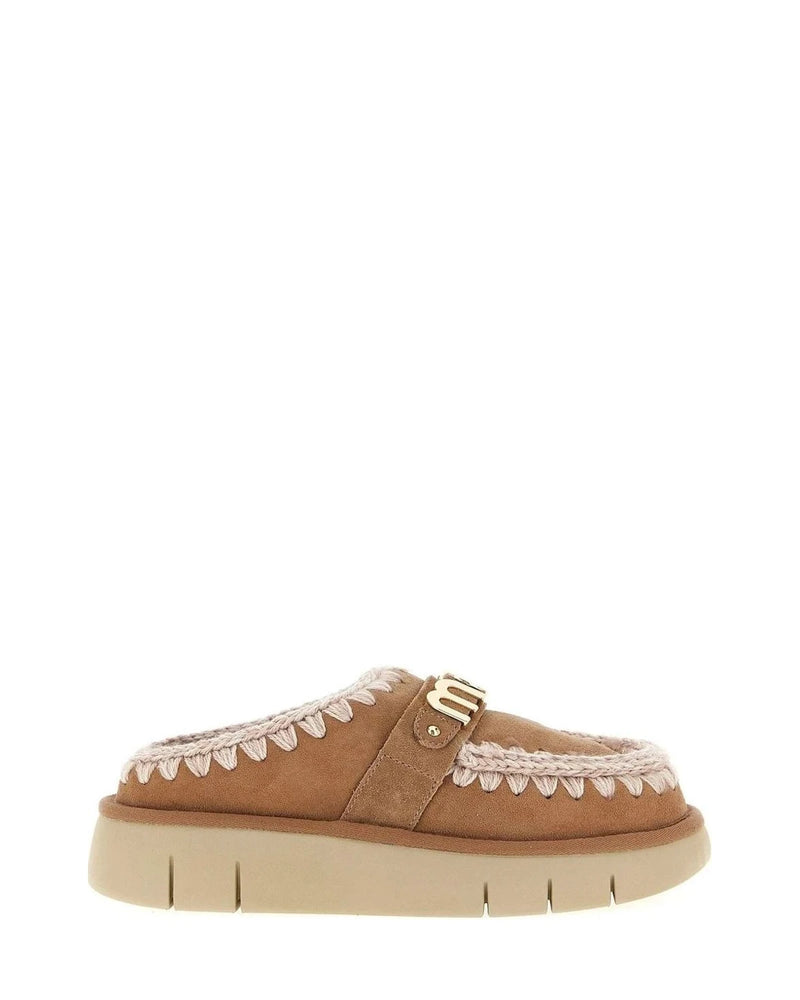 Mou Clogs in multicolor, Sheepskin Leather