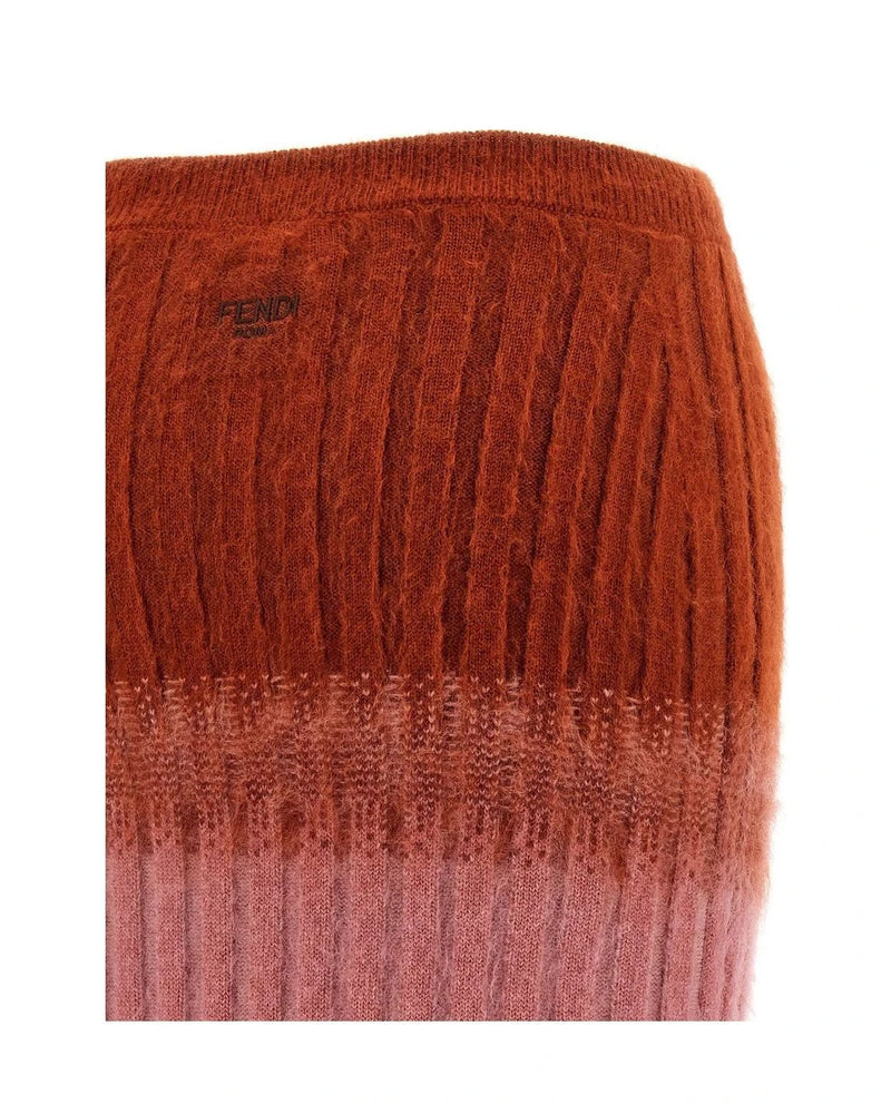 Fendi Skirt in multicolor, Mohair Wool — view 4