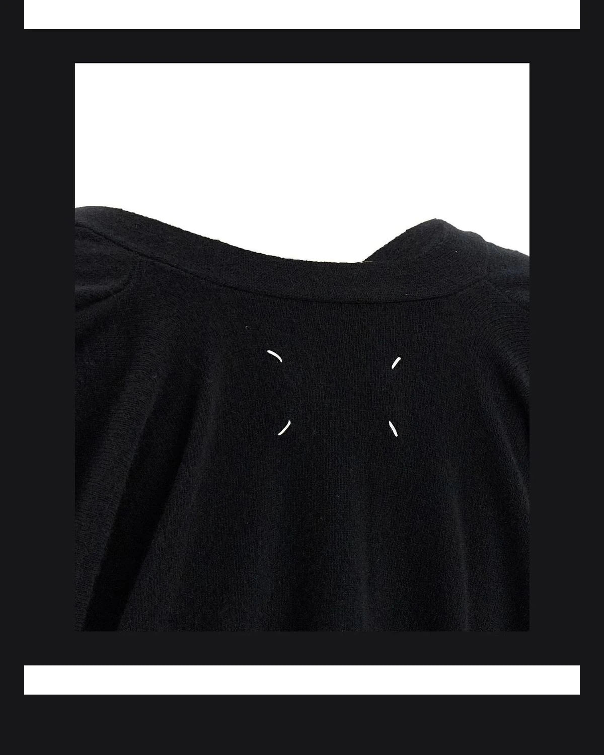 Maison Margiela Cardigan in black, Wool — view 4
