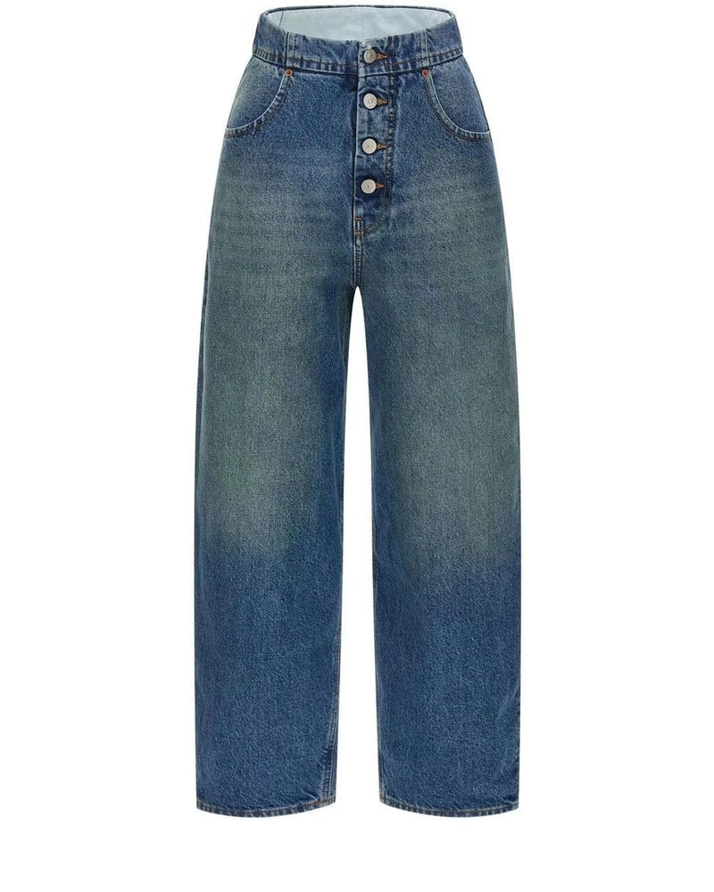 MM6 Maison Margiela Jean in blue, Cotton