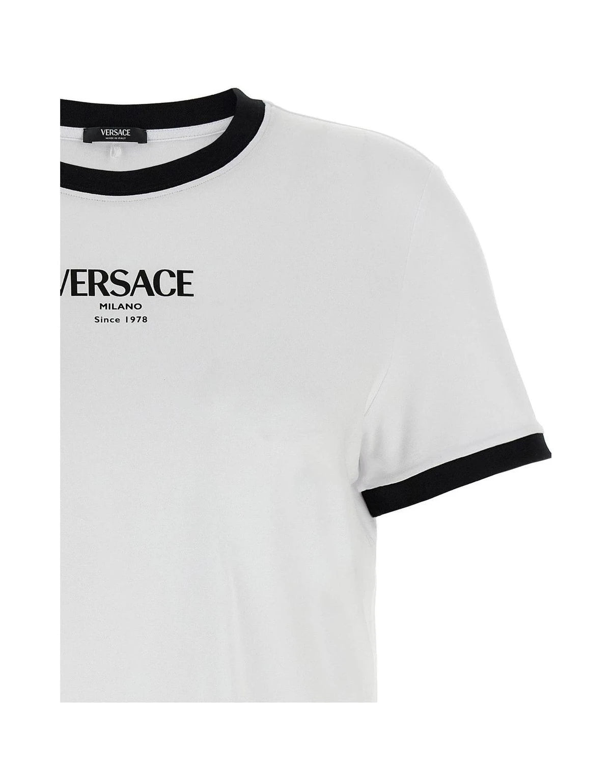 Versace T-Shirt in white, Viscose — view 3