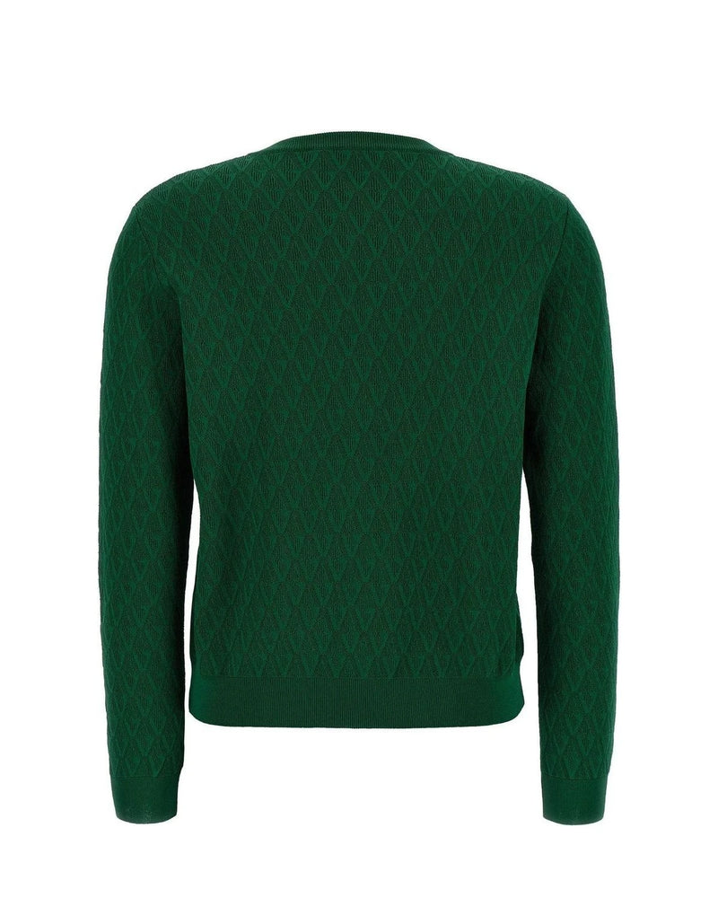 Versace Cardigan in green, Viscose — view 2