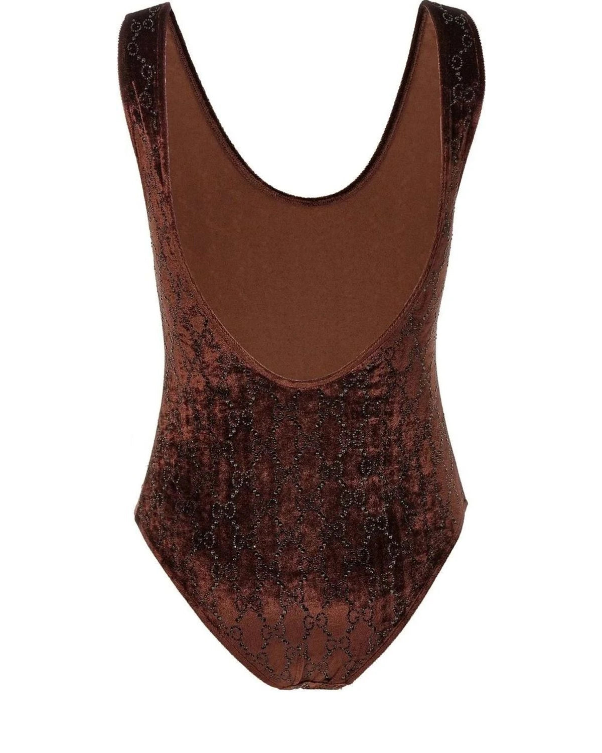 Gucci Bodysuit in brown, Polyamide — view 2