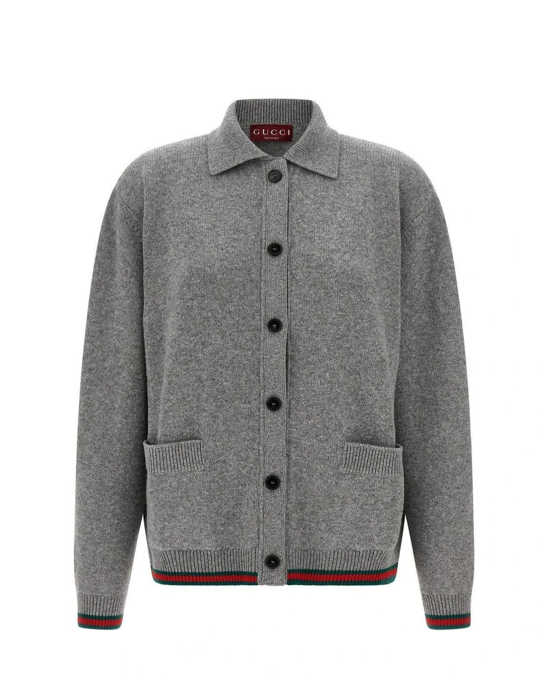 Gucci Cardigan in gray, Wool