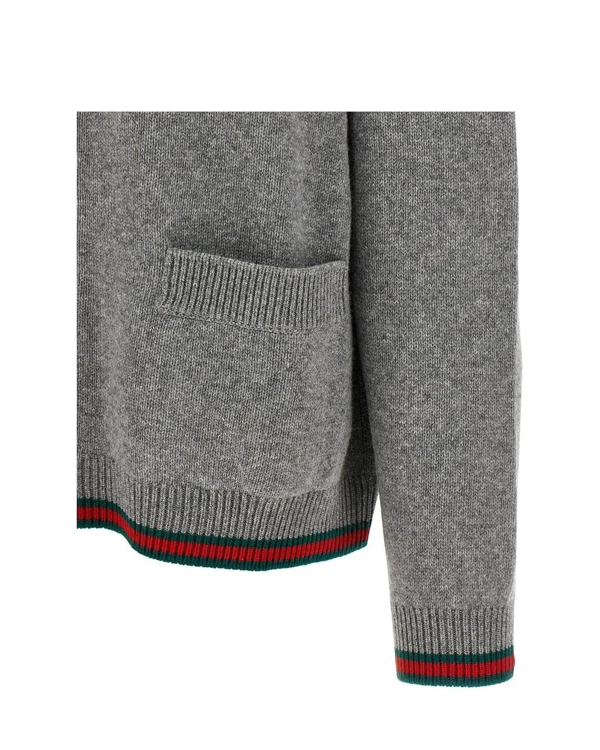 Gucci Cardigan in gray, Wool — view 4