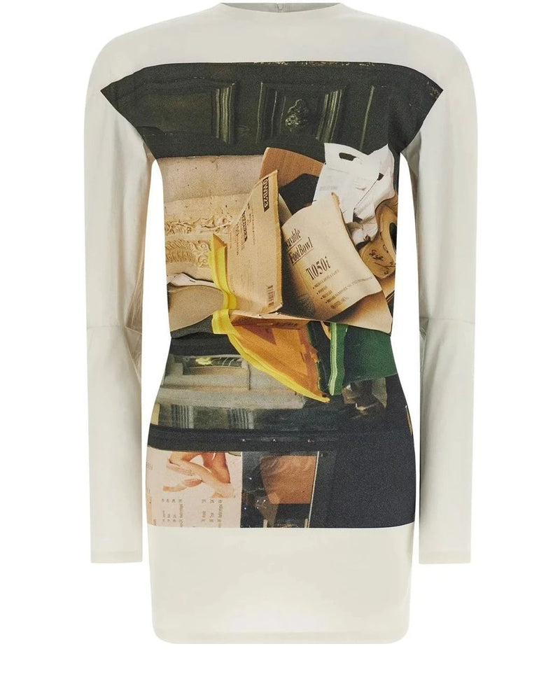 Issey Miyake Cardigan in white, Polyamide