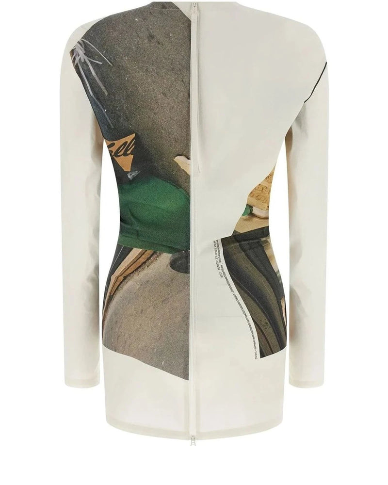 Issey Miyake Cardigan in white, Polyamide — view 2