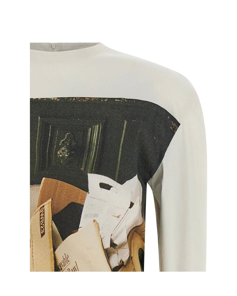 Issey Miyake Cardigan in white, Polyamide — view 3
