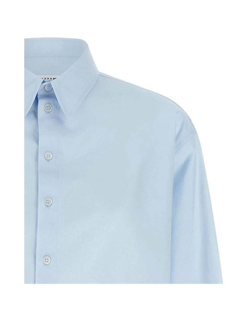 MM6 Maison Margiela Dress Shirt in blue — view 3